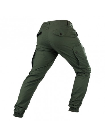 Mens Military Tactical Pants Wear-resistant Multi Pocket Solid Color Casual Cargo Pants